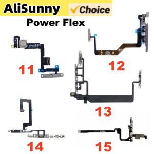 호환 iPhone 14 Plus 15 13 Pro Max 11 12 용 전원 플렉스 케이블 볼륨 플렉스 리본 테이프 측면 버튼 거리 주변 수정 부품