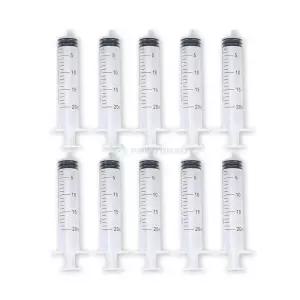 바늘없는 무침 주사기 20ml 10개 실험용 동물급식 일회용 소분