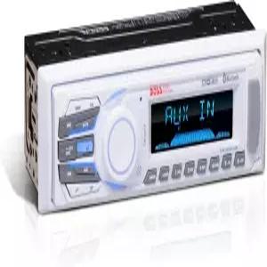 BOSS 오디오 시스템 MR1308UAB 마린 리시버 - 내후성 블루투스 USB SD MP3 AM/FM Aux-in CD 플레이어 없음