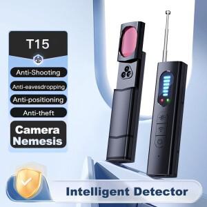 GPS 지능형 무선 신호 감지기 호텔 카메라 적외선 감지기 T15 안티 모니터링 포지셔닝
