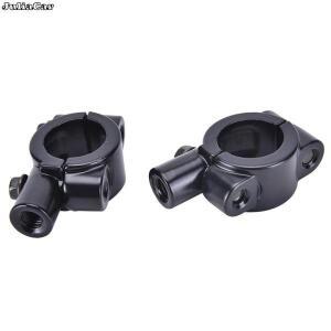 바이크 오토바이 백미러 마운트 거치대 어댑터 클램프 8mm 10mm 블랙 실버 1개