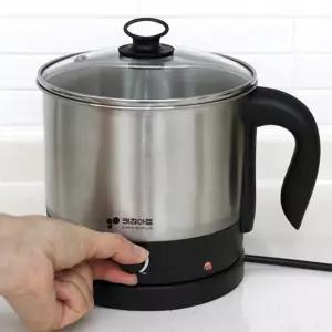 (1.8L) 키친아트2007 허브 멀티포트 라면쿠커 라면포트 전기냄비 전기쿠커/스텐/포터/데우기/조리/1인용
