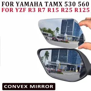 Yamaha TMAX560 TMAX530 YZF R7 R3 R25 R125 오토바이 볼록 거울 증가 백미러 사이드 미러 뷰 비전