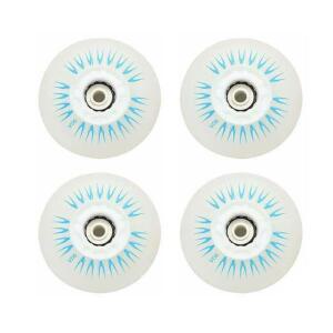 4pcs 플래시 인라인 스케이트 바퀴 90A LED 조명 휠 슬라이딩 롤러 신발 80mm 76mm