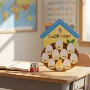 루미루미 외출표시판 우리반은어디에 학급이동안내 위치표시 게시판 마그넷보드 (새둥지)