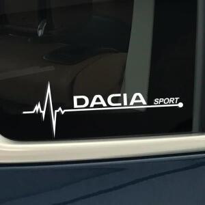 2pcs 자동차 사이드 윈도우 스티커 데칼 DACIA DUSTER LODGY LOGAN SANDERO 로고 바디 장식  튜닝 호환