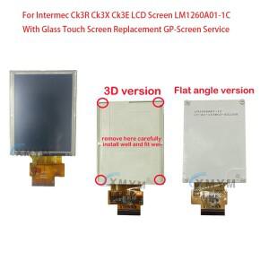 Intermec Ck3R LCD 화면 LM1260A01-1C 유리 터치 스크린 교체 GP-스크린 서비스 포함