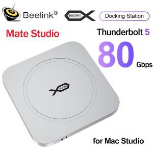 비링크 EX 메이트 스튜디오 A 도킹 스테이션 썬더볼트5 SSD 인클로저 (맥  미니 소형 PC 데스크탑 노트북