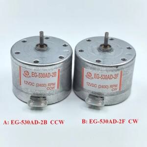 1PC EG-530AD-2B CCW/ CW 모터 DC 12V 2400RPM 레코더 CD DVD 플레이어 용 마이크로 미니 소형 32mm 원형