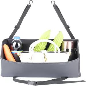 비아비트 자동차 핸드백 지갑 홀더 사이 가죽 앞좌석 보관 가방 대용량 정리함 책 문서용 휴대폰 병 티슈