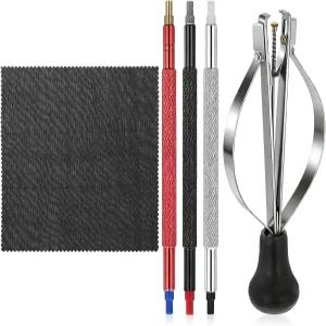 5PCS 시계 핸드 세팅 도구 제거 제작자 손목시계 수리 키트 전문가용 손 누름 푸셔 리무버 레버 미닛 초침