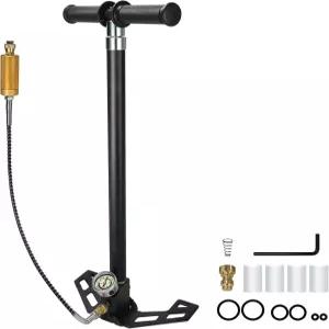 NGCYGE 4단 PCP 핸드 펌프 30MPa/4500PSI 고압 공기 소총 HPA 탱크 페인트볼 건 및 타이어 팽창용