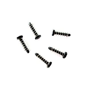 냉각 핀 라디에이터 방열판용 압축 스프링이 있는 육각 플라스틱 리벳  블랙 푸시 핀  3x13.8mm  100 개