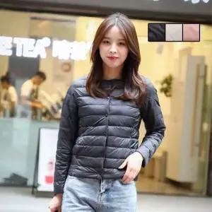 |CCJ6FA6|여성 슬림핏 경량 오리털 패딩 세가지 색상