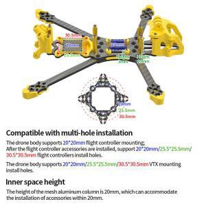 DIY 드론 부품 180mm FPV 레이싱 프레임 XH DC 4인치 카본 쿼드콥터 프리스타일 DJI O3/O4 호환