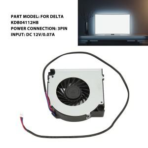 TV CPU 팬 냉각 KDB04112HB 알루미늄 합금 ABS 간편한 연결 12V 0.07A 3핀 커넥터 UN55HU9000F용