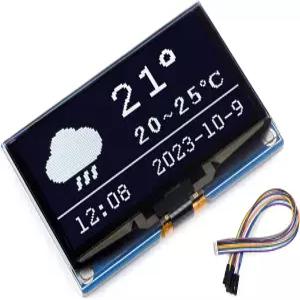 2.4 라즈베리 파이용 OLED 디스플레이 모듈 128x64 해상도/아르두이노/STM32/ESP32/젯슨 나노 SSD1309