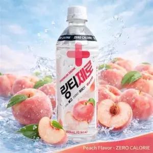 링티 제로 복숭아 500ml 24개입 아이스티 음료수 음료 수분보충 칼로리