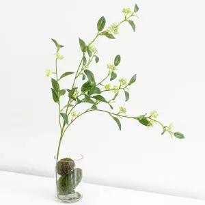 아트박스/플라워트리 녹색 조경 화병 조화 베리잎 유리병 set 72cm (DIY)