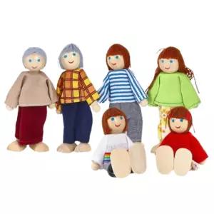 언어발달 심리치료 관절작동 가족인형세트 홈스쿨 역할극 상황극