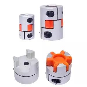 D55L66 에이트 죠 커플러 D55 L66 알루미늄 플럼 플렉시블 스파이더 커플링 CNC 탄성 보어 12-30mm 1Pcs (12.7x16) 12x12