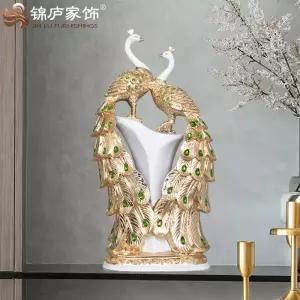 공작새 결혼선물 장식품 인테리어 공예품 북유럽 거실