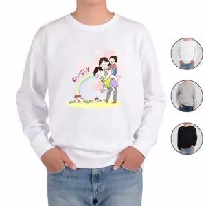 맨투맨 전색상 가정의달 행복한가족 al 프린트셔츠