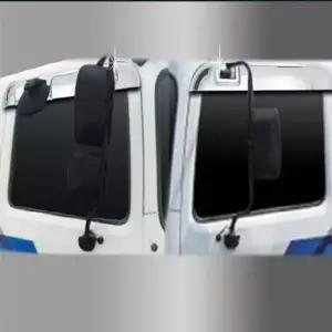 현대 메가트럭 크롬 선바이저 2pcs 도어바이져