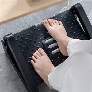 바른자세 발 받침대 마사지 지압 발 받침대 학생 직장인 사무실 바른자세