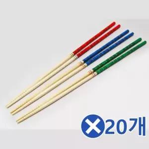 [콩심팥심]WL 대나무 튀김젓가락 3Px20개 긴나무젓가락 볶음젓가락