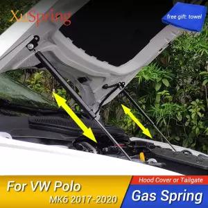 LED전구 VW Polo 2019-2025 AW MK6 Refit 보닛 후드 스프링 충격 리프트 스트럿 바 유압로드 자동차 스타일