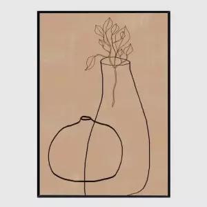 슬림액자 Vases No6. A3사이즈 그림액자 거실액자 사진액자