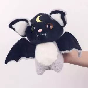귀여운 박쥐인형 박쥐 달자수 25cm 봉제인형 별 날개 장식 할로윈