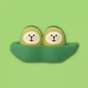 [텐바이텐]concombre 야채 고양이 달마 누에콩 형제