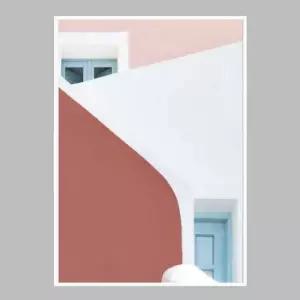 깔금한액자 pastel pinks and blues A3사이즈 그림액자 거실액자