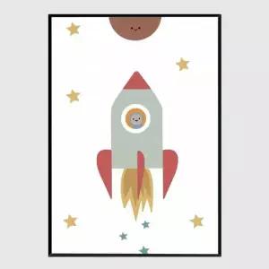 거실그림액자 Solar Rocket A3사이즈 그림액자 거실액자