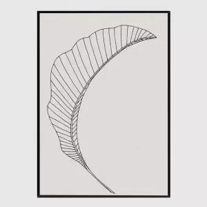 소품액자 Banana Leaf Canvas A3사이즈 그림액자 거실액자