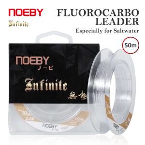 50M 쇼크 리더 모노필라멘트 플루오로카본 파이버 낚싯줄 65LB 카본