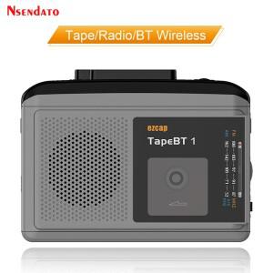 Ezcap244 TapeBT 1 휴대용 블루투스 테이프 카세트 플레이어 컨버터 (FM/AM 라디오  내장 스피커  헤드폰용