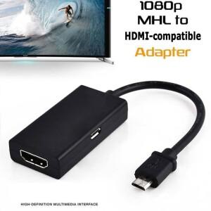 마이크로 USB 2.0 MHL-HDMI 호환 케이블 어댑터 변환기 삼성호환 HTC LG호환 안드로이드 용 HD 1080P HDTV