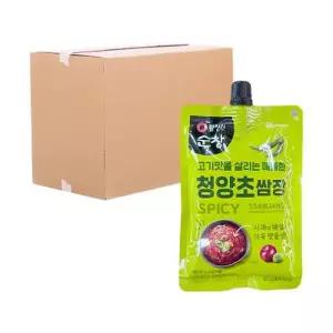 [텐바이텐][박스] 청정원 청양초 쌈장 파우치 190g 24입