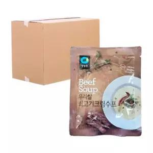 [텐바이텐][박스] 청정원 우리쌀 쇠고기수프 60g 10입