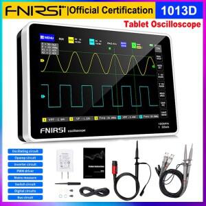 FNIRSI 1013D 7 인치 디지털 태블릿 오실로스코프 듀얼 채널 100M 대역폭 1GS 샘플링 속도 휴대용 미니