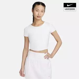 나이키 여성 원 피티드 드라이 핏 반팔 크롭 탑 FN2805-100 101535