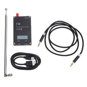 사운드 스테레오 입력 500mW 88-108MHz FM 송신기(메모리 기능 포함) TypeC 포트 교회용 320송신기 주파수