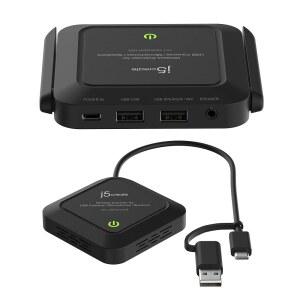 J5CREATE USB 스트리밍 웹캠 익스텐더 스피커용 마이크 무선 마우스 또는 없음 JVW120 이상적이며 호환성 회의에 키보드