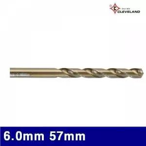 BS 클리브랜드 3442517 코발트드릴 6.0mm 57mm 93mm (통(10EA))