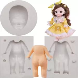 인형 실리콘 제작 몰드 세트 본체 점토용 머리