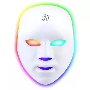 가정 및 여행용 스트랩과 USB를 조절할 수 있는 페이스 7+1 컬러 LED 페이셜 스킨 케어 마스크용 CDKMAX