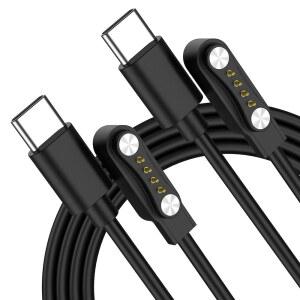 [미국배송] PLAUD 노트 AI 음성 녹음기용 토핏 마그네틱 충전 케이블 녹음기로 USB-C 코드 교체 3.3FT(2팩)